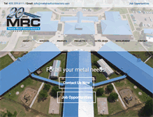 Tablet Screenshot of metalroofcontractors.com